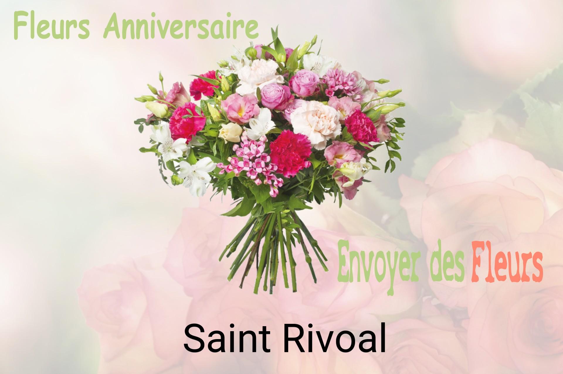 Bouquet de fleurs d’anniversaire livré à Saint-Rivoal