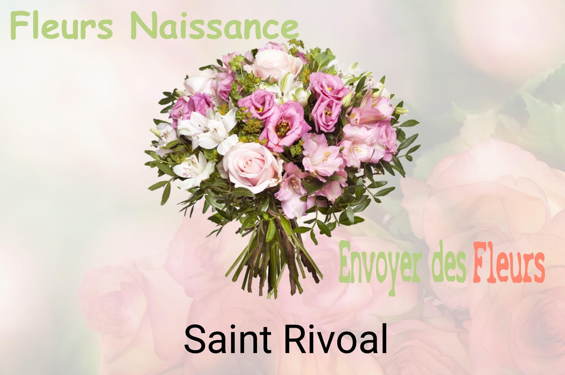 Bouquet de fleurs de naissance livré à Saint-Rivoal